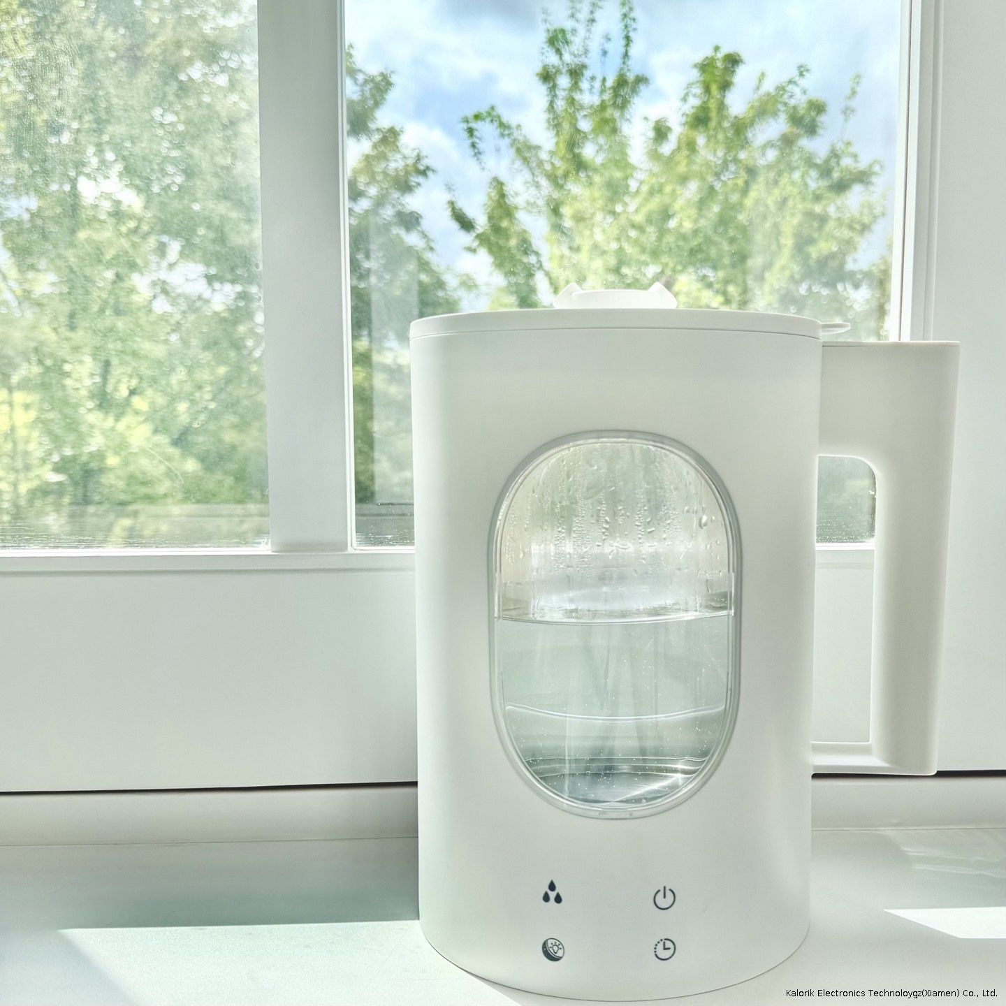 Glass Tank Kettle Design Steam Warm Mist Humidifier
